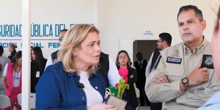 Maru Campos visita estancia infantil Montessori en el Cereso femenil No. 1