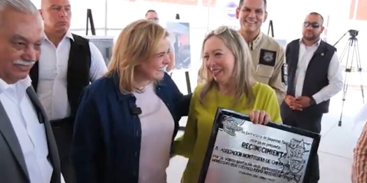 Maru Campos visita estancia infantil Montessori en el Cereso femenil No. 1