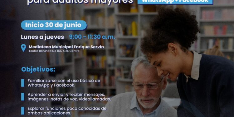 Invitan a curso de computación para adultos mayores
