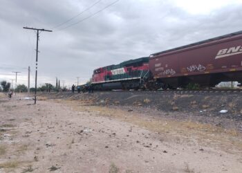 Adulto mayor arrollado por tren en Delicias