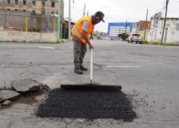 Atiende Municipio más de 800 baches en una semana