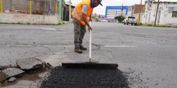 Atiende Municipio más de 800 baches en una semana