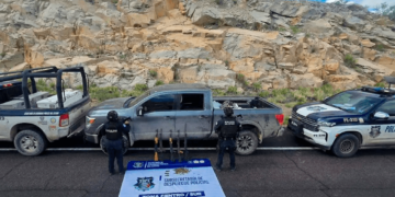 Aseguran armas largas y municiones en carretera a Ojinaga