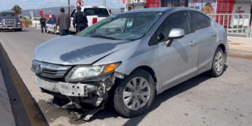 Choque deja una persona lesionada en la carretera Aldama