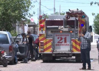 Incendio en vivienda de Delicias moviliza a cuerpos de emergencia