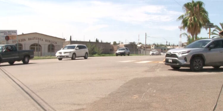 Reportan crucero peligroso en calles de Delicias