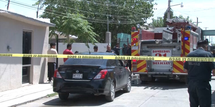 Incendio en vivienda de Delicias por fuga de gas