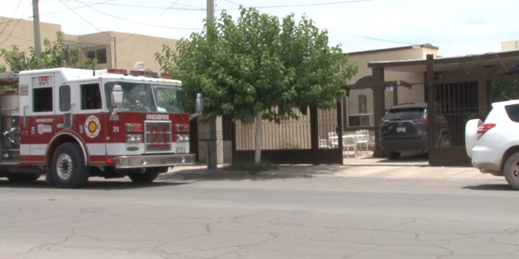 Fuga de gas provoca flamazo en vivienda de Delicias