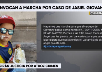 Convocan marcha por Jasiel Giovanny