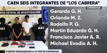 Detienen a seis integrantes de “Los Cabrera” en Aldama