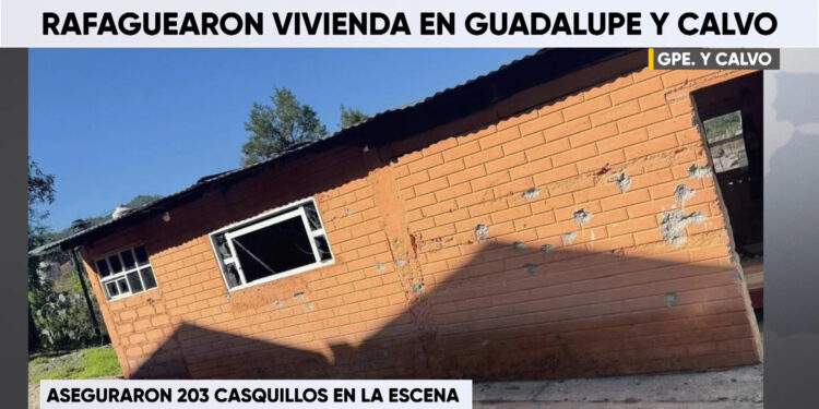 Ataque armado a casa de seguridad en Guadalupe y Calvo deja un muerto