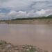 Río San Pedro en Rosales aumenta su caudal tras fuertes lluvias