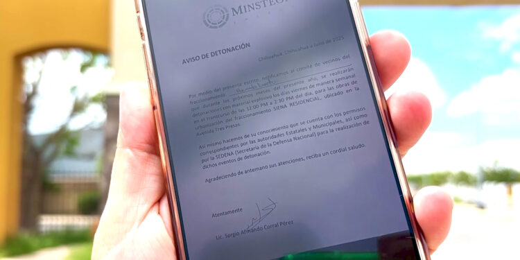 Vecinos de Haciendas del Real denuncian uso de explosivos cerca de sus viviendas