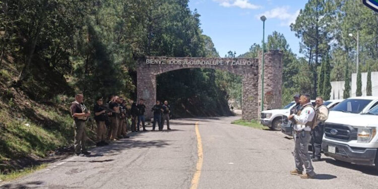 Refuerzan patrullajes en Guadalupe y Calvo