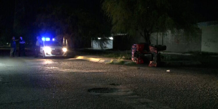 Van impacta cuatrimoto y se da a la fuga en Delicias