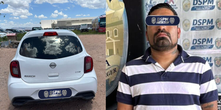 Arrestan a supuesto asaltante del “March blanco” y le aseguran el vehículo