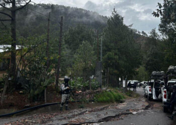 Atiende FGE y Guardia Nacional reportes de disparos en Guadalupe y Calvo