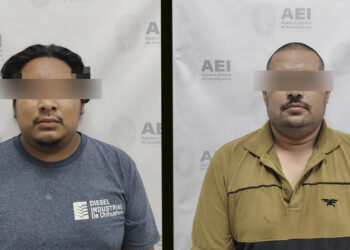 Detienen a dos sujetos acusados de robo agravado y secuestro exprés