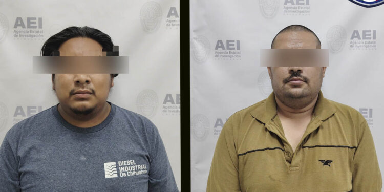 Detienen a dos sujetos acusados de robo agravado y secuestro exprés