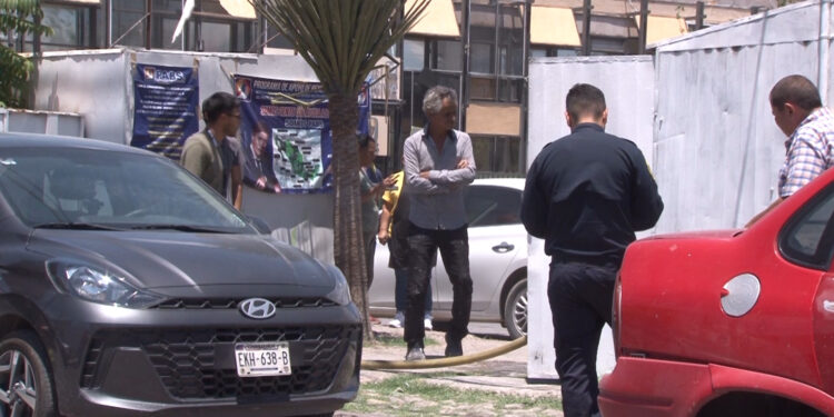 Incendio consume puesto de tamales frente al Hospital Morelos