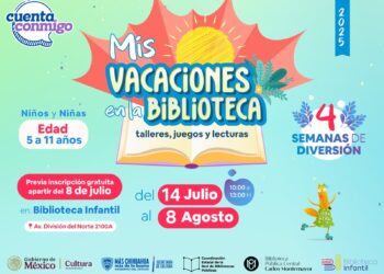 Ofrece Biblioteca Infantil diversas actividades para niñas y niños en vacaciones