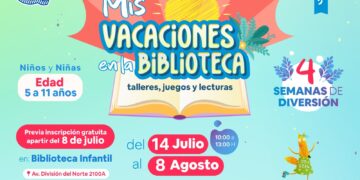 Ofrece Biblioteca Infantil diversas actividades para niñas y niños en vacaciones
