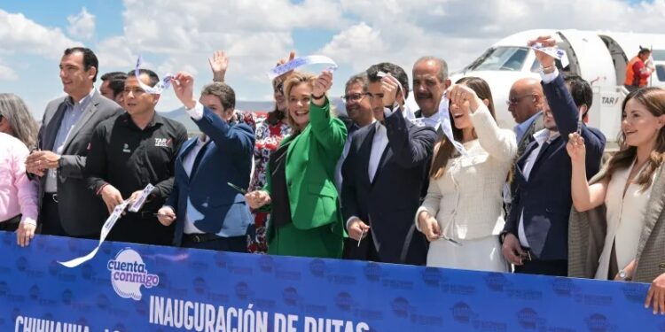 Inauguran nuevas rutas aéreas desde Chihuahua a Querétaro y Los Mochis-La Paz