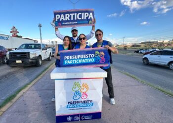 Instalan módulo de información del Presupuesto Participativo frente a la “Pistolas Meneses”