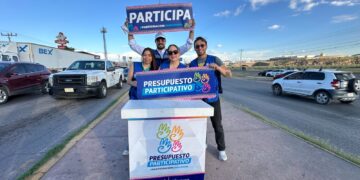 Instalan módulo de información del Presupuesto Participativo frente a la “Pistolas Meneses”