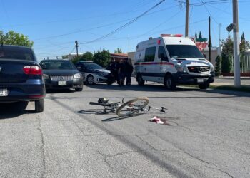 Ciclista herido por atropello en la colonia Magisterial