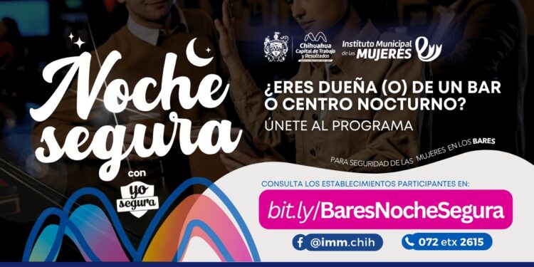 Invitan a bares a sumarse a la “Noche Segura” para proteger a mujeres en situaciones de riesgo