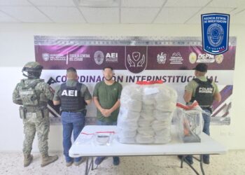 Detienen a persona y asegura estupefacientes en cateo