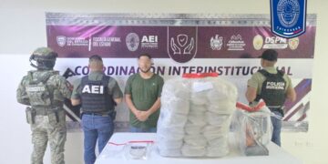 Detienen a persona y asegura estupefacientes en cateo