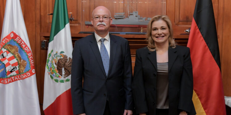 Gobernadora se reúne con embajador de Alemania