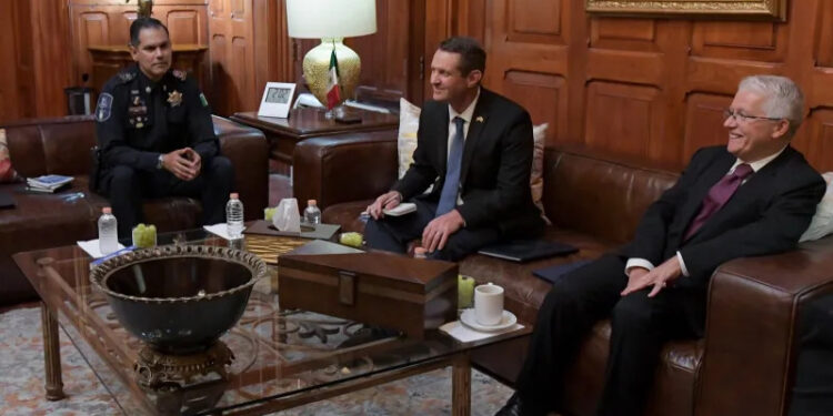 Maru Campos y cónsul de EE.UU. refuerzan colaboración en seguridad fronteriza