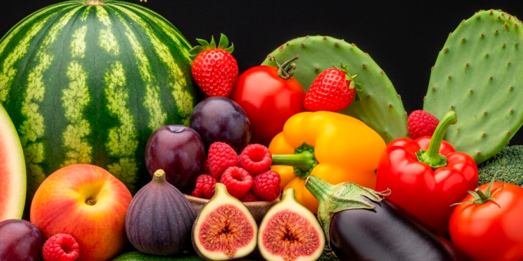 Frutas y verduras en temporada durante julio