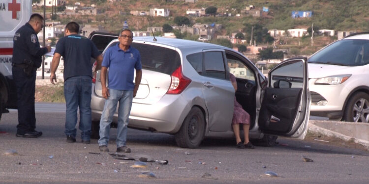 Choque en la carretera a Aldama deja un lesionado