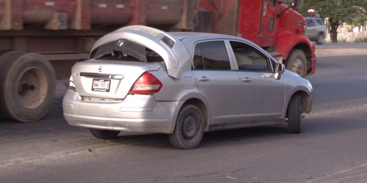 Choque en la carretera a Aldama deja un lesionado
