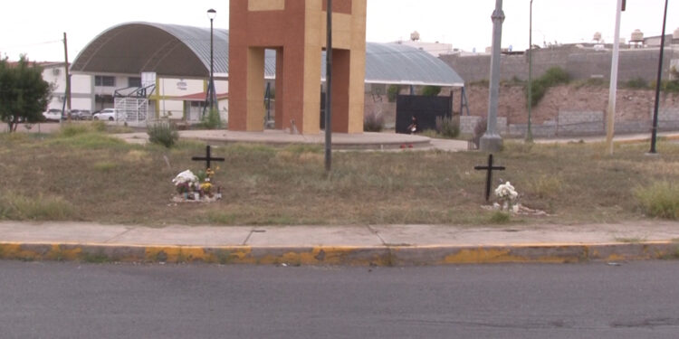 Homenaje a motociclistas fallecidos en la colonia Romanzza