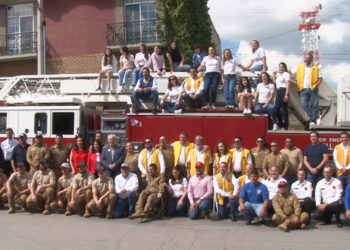 Bomberos de Cuauhtémoc celebran su día con convivencia