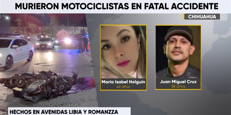 Pareja muere en accidente de motocicleta en Romanzza