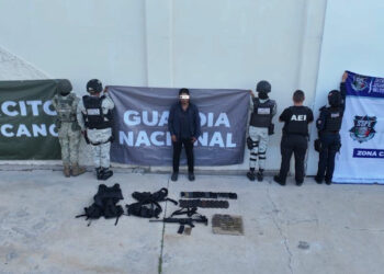Cae “halcón” armado con fusil de asalto en Guadalupe y Calvo