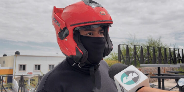 Chihuahuenses aprovechan clima nublado para sus actividades