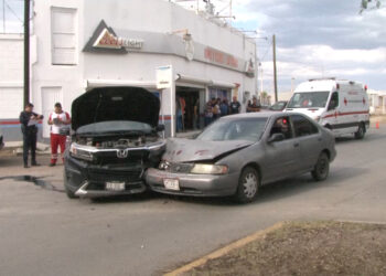 Accidente vial en Delicias provoca crisis nerviosa