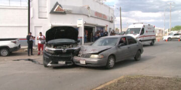 Accidente vial en Delicias provoca crisis nerviosa