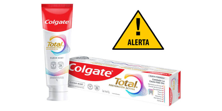 ¡Cuidado! Cofepris retira pasta dental Colgate Total Prevención Activa Clean Mint del mercado