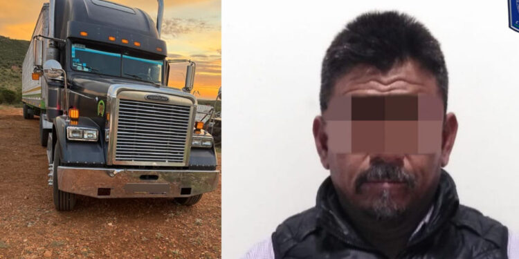 Traía placas sobrepuestas de camioneta en trailer; lo detienen