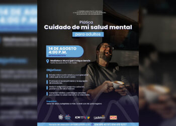 Invitan a plática gratuita sobre salud mental para adultos