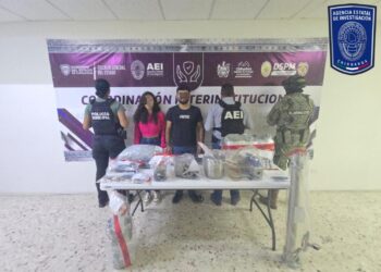 Caen dos personas con marihuana y cartuchos en la colonia La Junta
