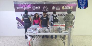 Caen dos personas con marihuana y cartuchos en la colonia La Junta